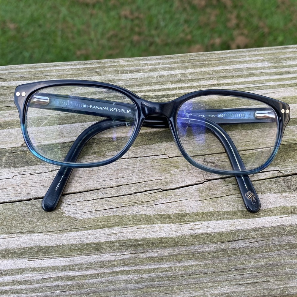 Banana Republic glasses frames Danica Blue Fade 51[]18 140